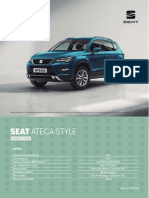 SEAT Ateca Style 2020 Diesel
