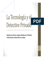 La Tecnologia y El Detective Privado PDF