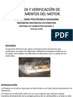 Limpieza y Verificación de Los Elementos Del Motor 2 PDF