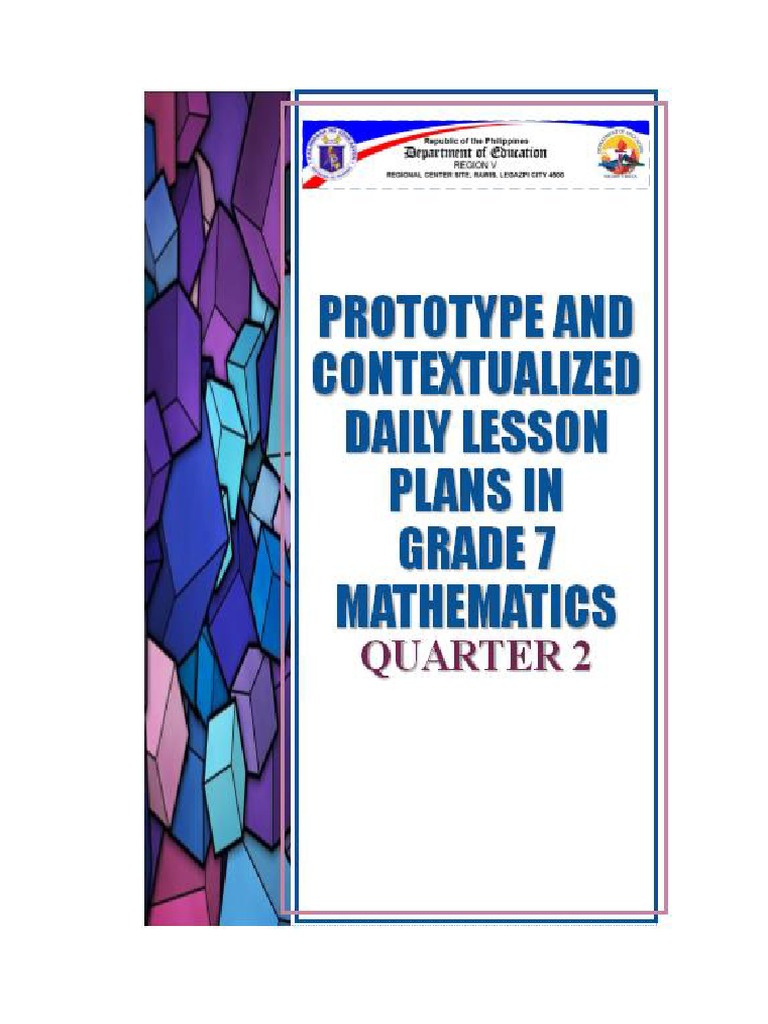 Grade 7 Mathematics Daily Lesson Plan | PDF | Polynomial | Variable ...