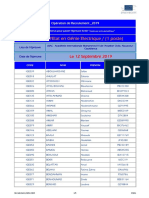 Candidats Retenus Epreuve Écrite-Ingénieur Génie Electrique 2019