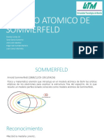 Modelo Atomico de Sommerfeld