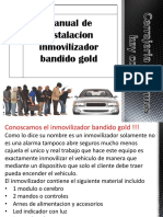 Manual de Instalacion Inmovilizador Bandido Gold y Silver