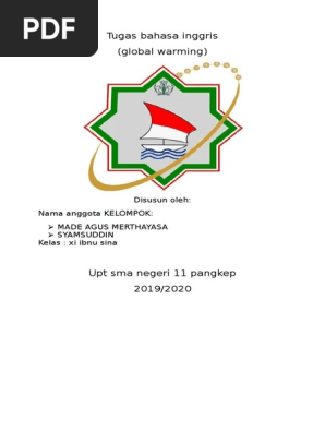 Tugas Bahasa Inggris Global Warming Docx Global Warming Climate Change