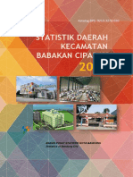 Statistik Daerah Kecamatan Babakan Ciparay 2016