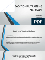 Traditional Training Methods (PMM)