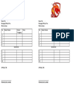 Daftar Susunan Pemain