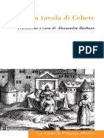 Cebete A Cura Di Alessandro Barbone - La Tavola Di Cebete. Testo Greco A Fronte-La Scuola Di Pitagora Editrice (2012)