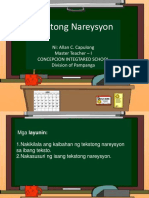Tekstong Nareyson - Allan C. Capulong
