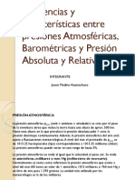Diferencias y Características Entre Presiones Atmosféricas, Barométricas