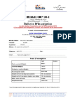 Inscription MIRADOC10 I