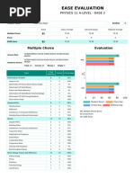 Exam Report EASE 2 Physics 11 A-Level PDF