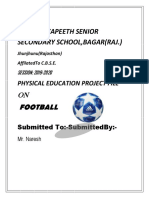 Football Project File Class 12 Physical Education