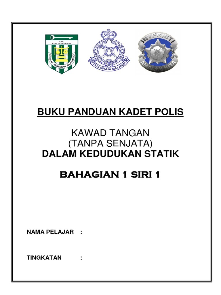 Buku Panduan Kadet Polis PDF | PDF