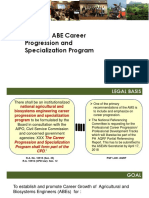 National ABE Career Progression and Specialization Program