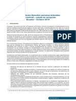 2019 10 08 Primer Informe Ejecutivo Personas Detenidas Paro Nacional