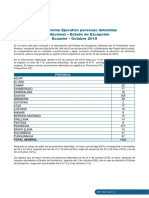2019 10 12 Quinto Informe Ejecutivo Personas Detenidas Paro Nacional PDF