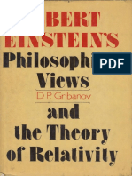 Gribanov Albert Einstein Philosophical Views and The Theory of Relativity Progress 1987