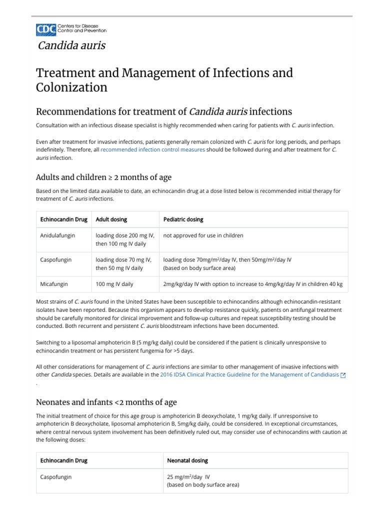 Candida Auris | PDF | Candidiasis | Infection