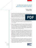 Democracia en Ecuador, Salto Al Vacío