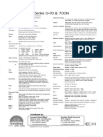 Masterscan D70 700m Brochure