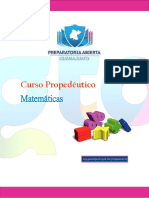 Curso Propedeutico Matematicas PDF
