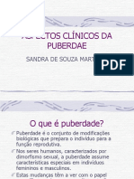 Aspectos Clínicos Da Puberdae: Sandra de Souza Martins