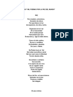 Poema Concurso Mil Poemas Por La Paz Del Mundo
