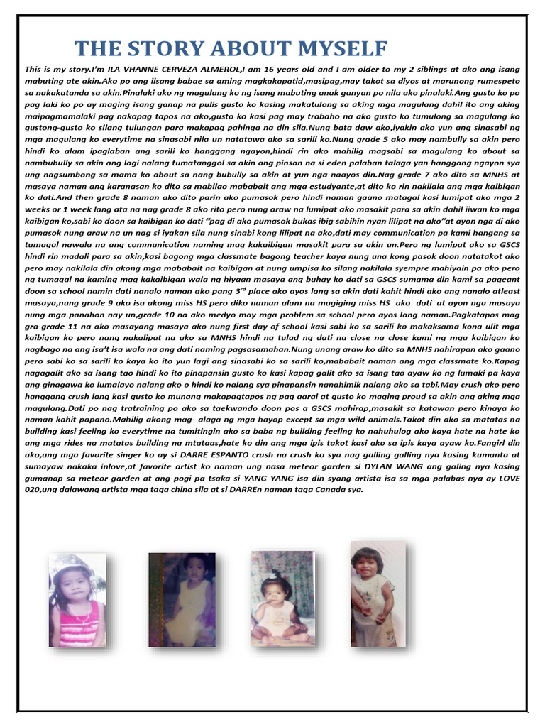 HOW DO I WRITE A SHORT STORY ABOUT MYSELF intelligence overview