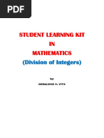 Student Learning Kit in Mathematics