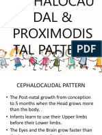 Cephalocaudal & Proximodistal Pattern