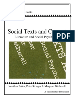 Libro - Potter, Jonathan - Social Texts and Context