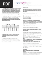 Equilíbrio Químico, Iônico, PH e pOH