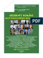GEOGRAFI ROMÂNI _ Mică enciclopedie biografică. I.  Mărculeț (coord.)