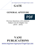 GATE Aptitude - VANI