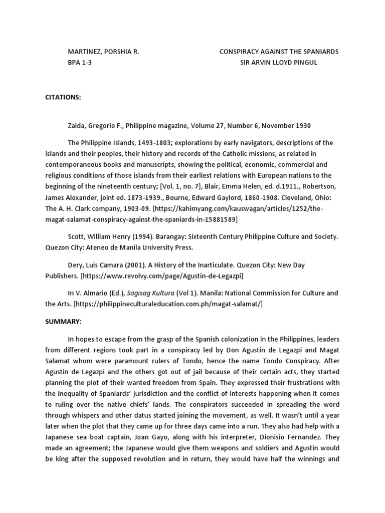 Conspiracy PDF Philippines