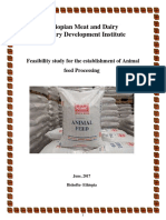 Ethiopian Meat and Dairy Industry Development Institute - Feasibility Study For The Establishment of Animal Feed Processing PDF