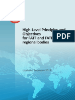 High-Level Principles and Objectives For FATF and FSRBs