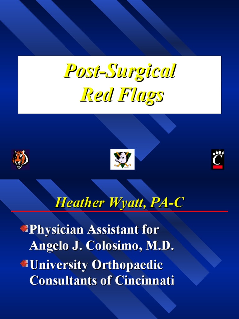 Post-Surgical Complications Overview | PDF | Surgery | Medicine