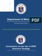 PPST Resource Package, Edited