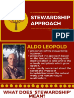 Stewardship Approach; A Report in Introduction to the Philosophy of the Human Person