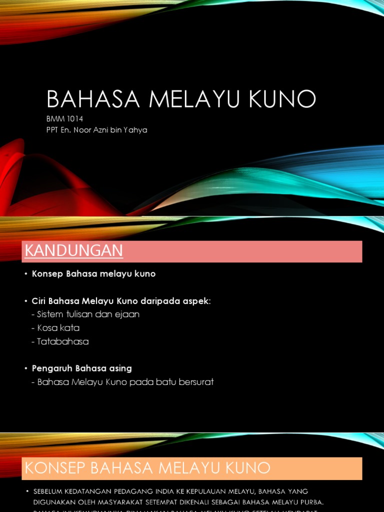 Bahasa Melayu Kuno Pdf