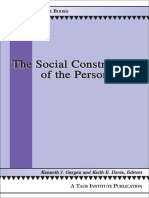 Libro - Gergen, K.--Social Construction of the Person