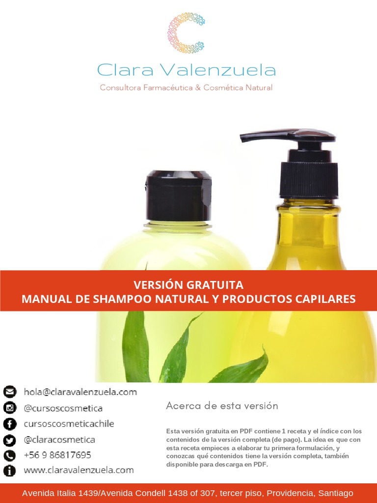 Manual Gratuito de Shampoo Natural | PDF | Champú | Tensioactivo