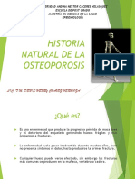 Historia Natural de La Osteoporosis