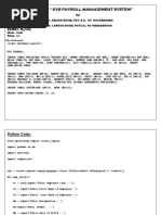 Project On Payroll System