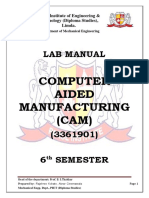 CAM Lab Manual 2019 PDF