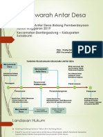 Materi Musyawarah Antar Desa BGD