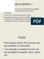Distribution of Services