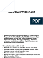 Klasifikasi Wirausaha-Mulai Usaha PDF